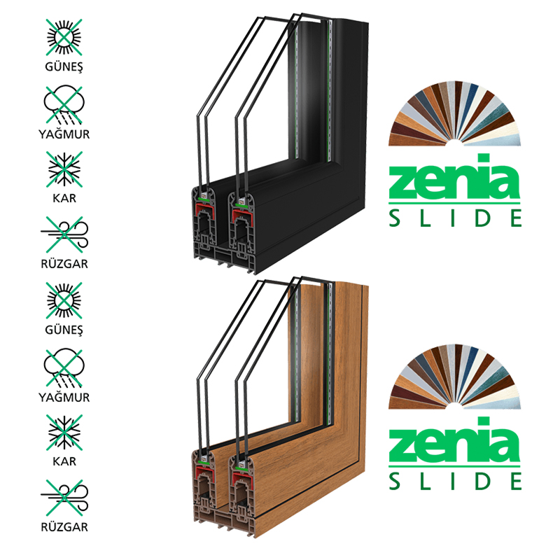 Zenia Slide (Tam Yalıtımlı Sürme)
